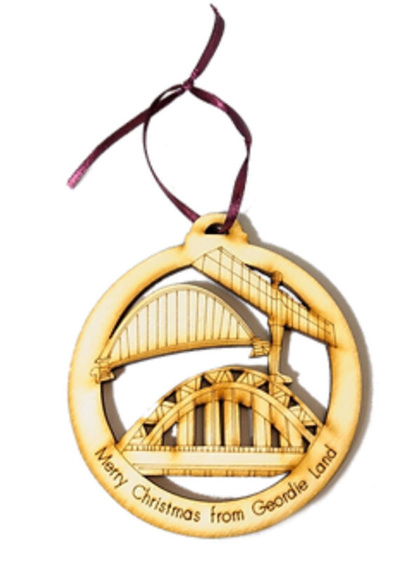 Merry Christmas From Geordieland Christmas Decoration