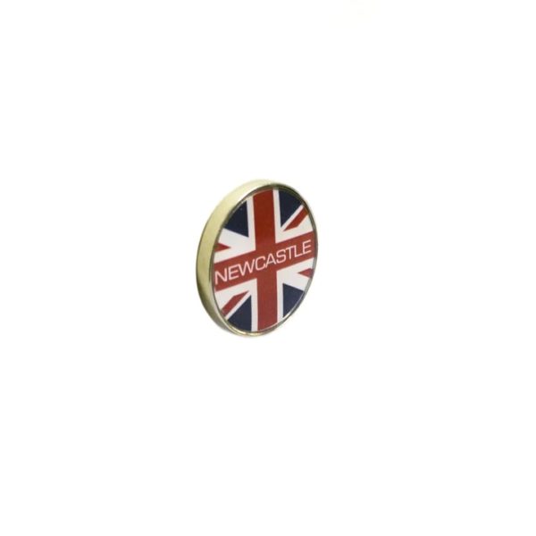 Union Jack Newcastle Pin Badge