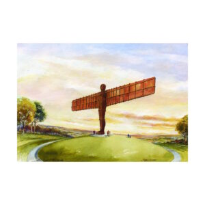 Tom MacDonald Angel of the North Mounted Print