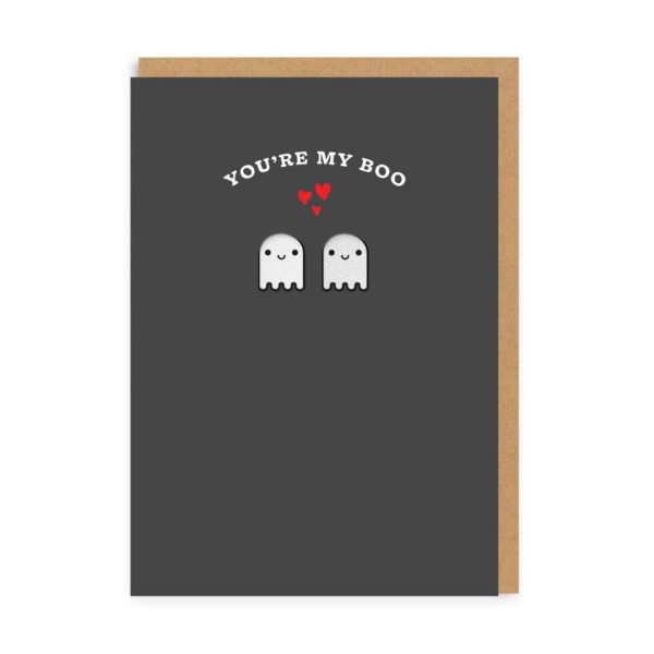 You're My Boo Patch Greetings Card