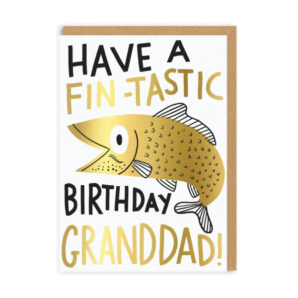 Have A Fin-Tastic Birthday Granddad Card