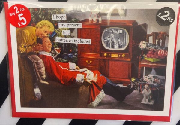 Batteries Included Christmas Card