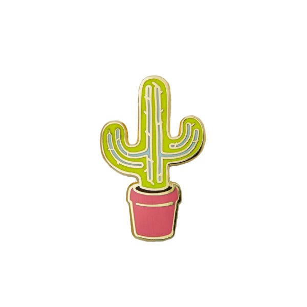 Cactus Enamel Pin Badge - Image 2