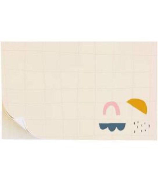 Grid Pattern Sticky Notes