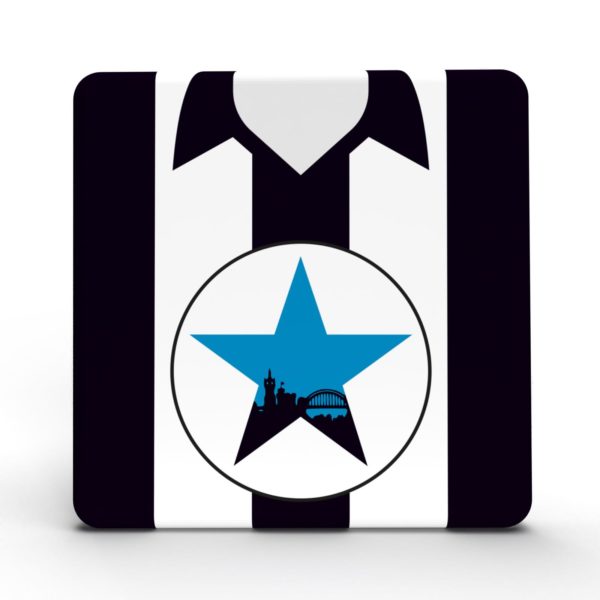 Newcastle Blue Star Shirt Kit Coaster