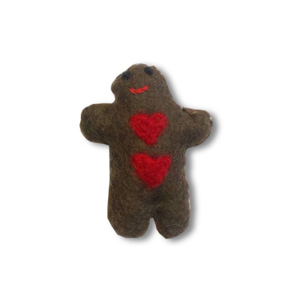 Felt Gingerbread Brooch