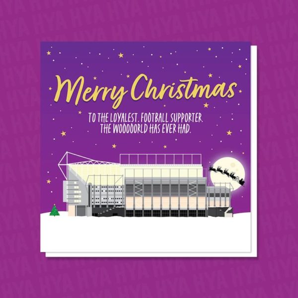 St James Park Football Supporter Christmas Card