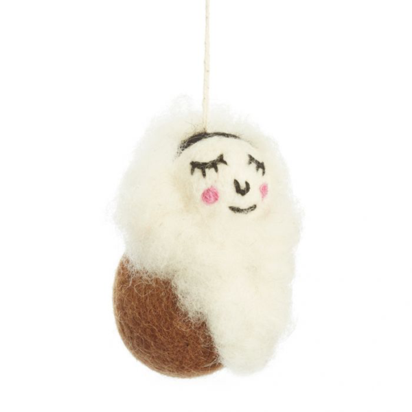 Mrs Eskimo Felt Hanging Decoration