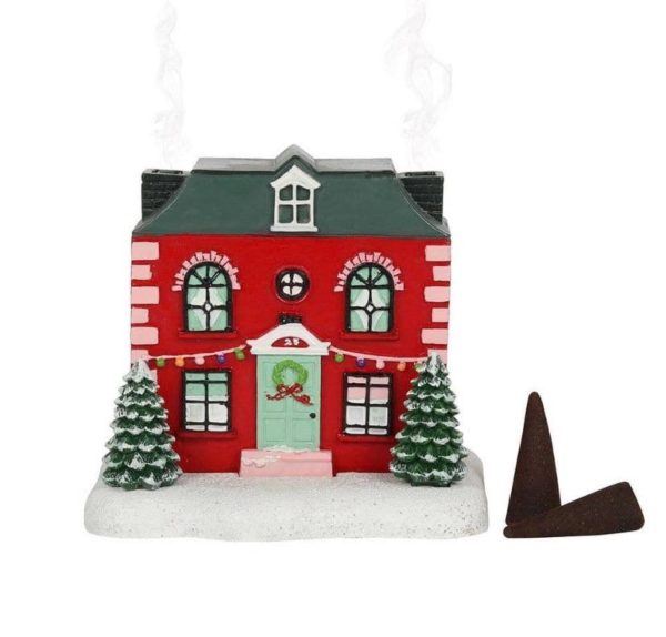 Christmas House Incense Burner