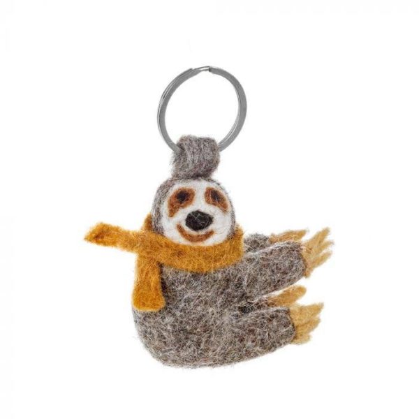 Felt Sloth Keyring