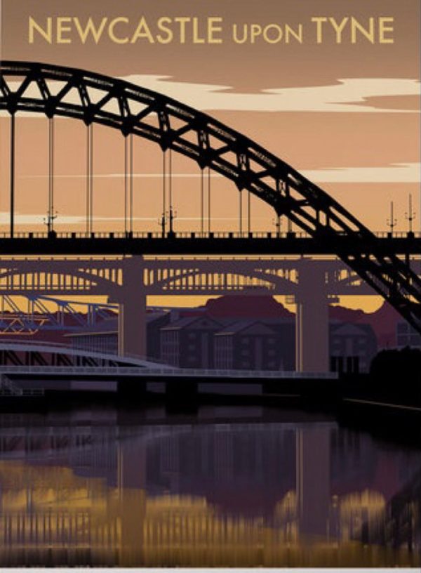 Newcastle Upon Tyne Sunset Coaster