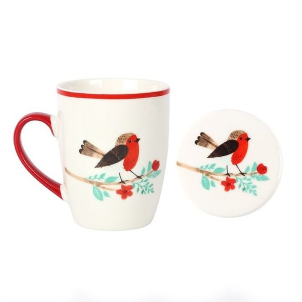 Robin Mug Coaster Set