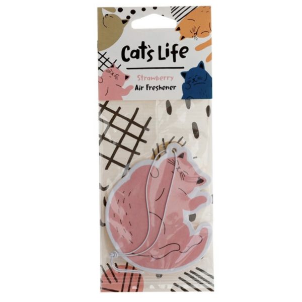 Strawberry Cat's Life Air Freshener