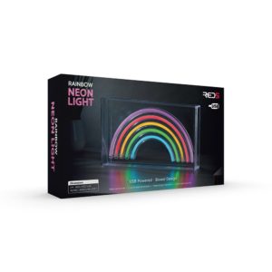 Boxed Rainbow Neon Light