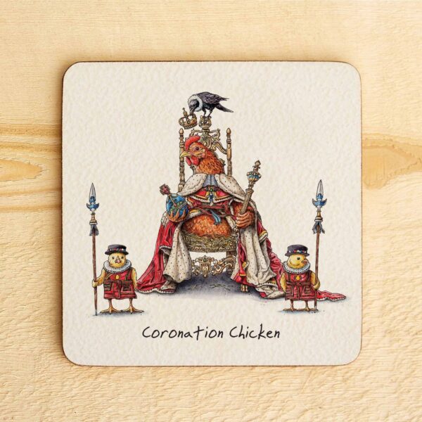 Coronation Chicken Coaster