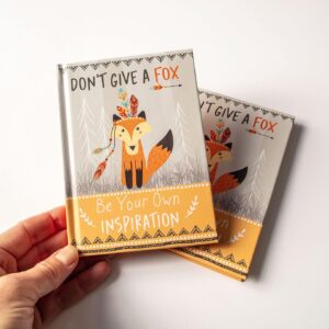 Don’t Give A Fox – Be Your Own Inspiration Quote Book (Hardback)