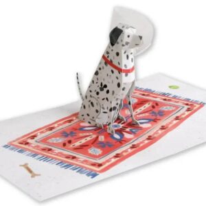 Feel Better Dalmatian Pop Up Card