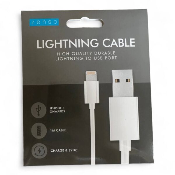 Lightning Cable USB Charger 1m