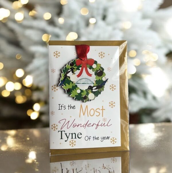 It’s The Most Wonderful Tyne of the Year Bauble Card