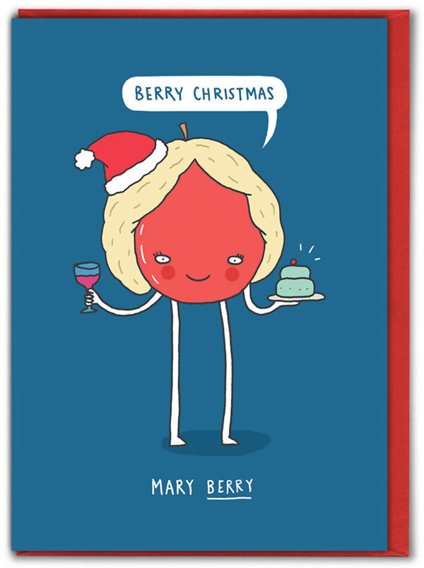 Mary Berry Funny Christmas Card