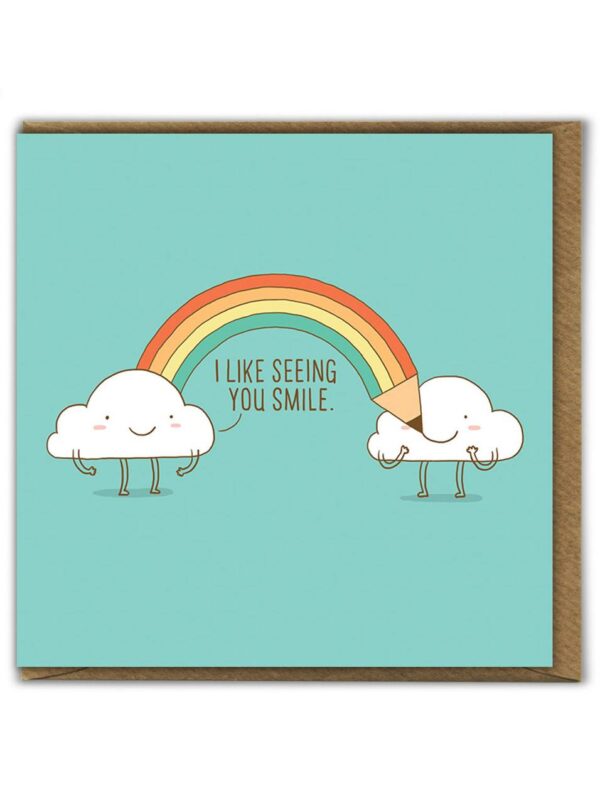 I Like Seeing You Smile Cute Greeting Card