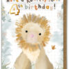 Roarrrrsome 4th Birthday Card