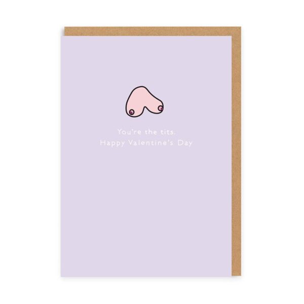 You’re The Tits. Happy Valentine’s Day Card