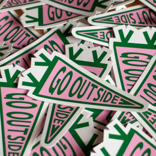 Go Outside Sticker