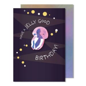 Jellyfish Birthday Magnet Card