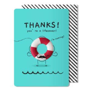 Thanks You’re A Lifesaver Card | Magnet