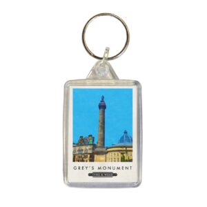 Grey’s Monument Acrylic Keyring