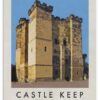 Castle Keep Acrylic Keyring