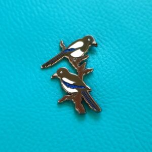 Magpie Enamel Pin Badge