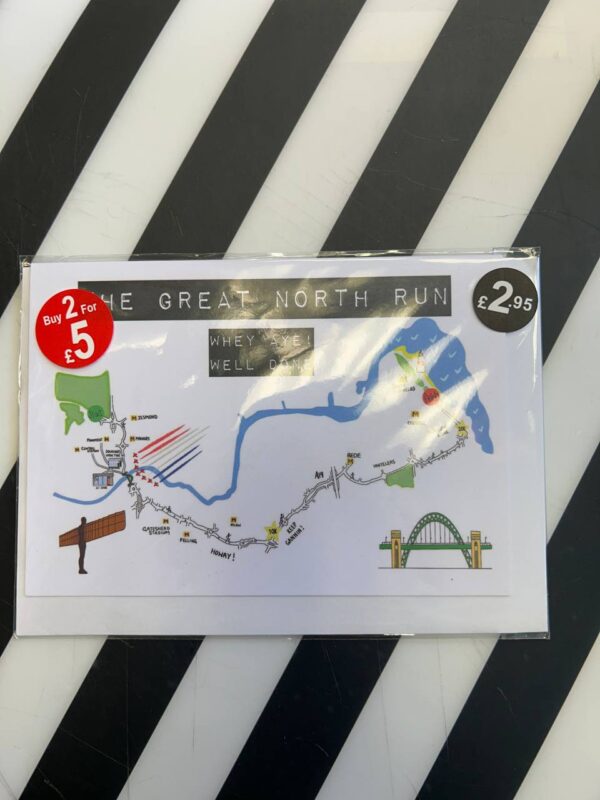 The Great North Run card