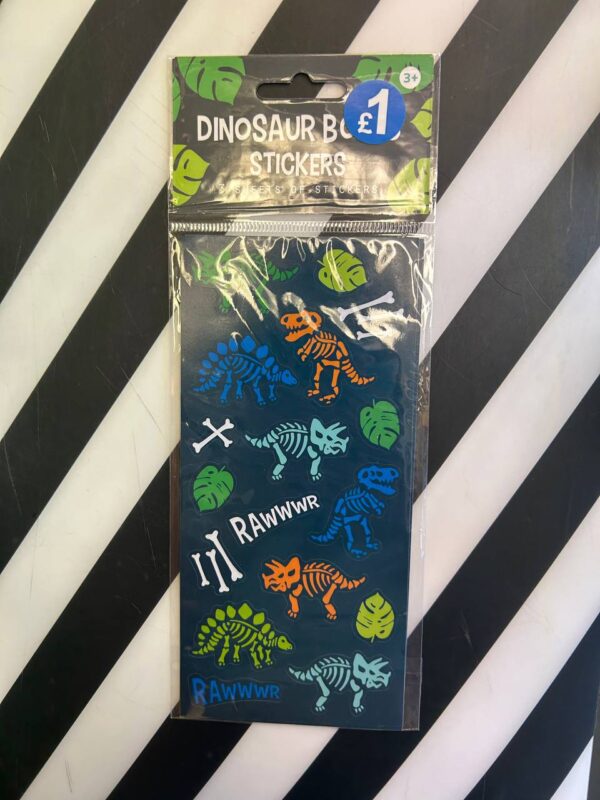 Blue Dinosaur Stickers