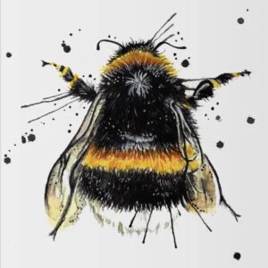 Splatter Bumblebee Coaster