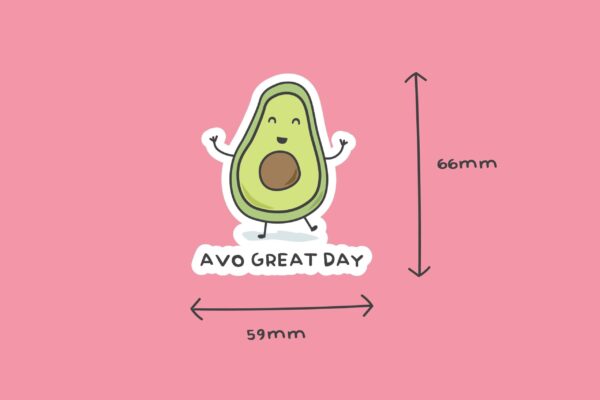 'avo Great Day' Sticker - Image 2