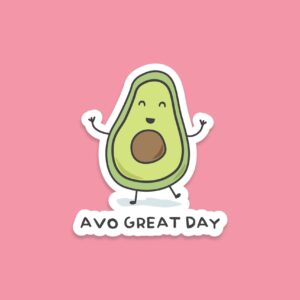 'avo Great Day' Sticker