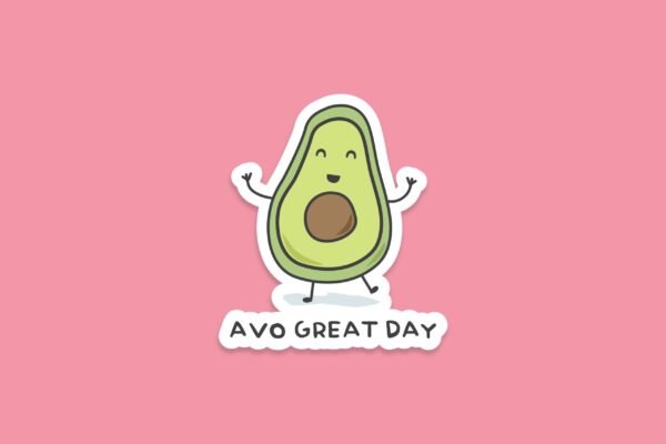 'avo Great Day' Sticker