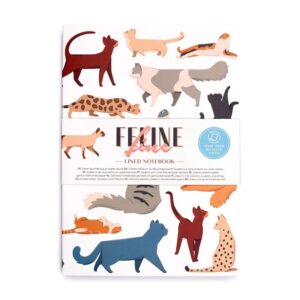 Feline Fine Cats Recycled Paper A5 Notebook