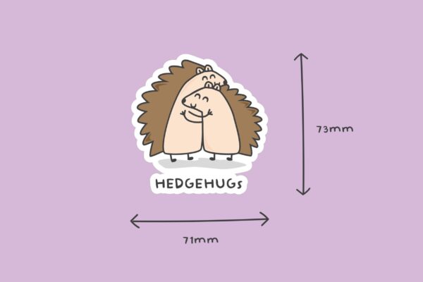 'hedgehugs' Sticker - Image 2