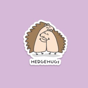'hedgehugs' Sticker