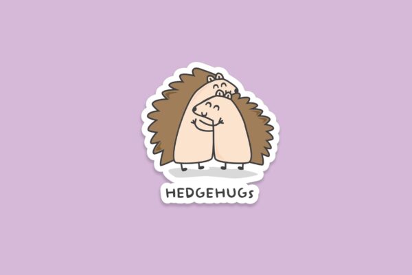 'hedgehugs' Sticker