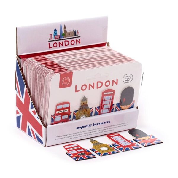 London Souvenir Shaped Magnetic Bookmark Set - Image 3