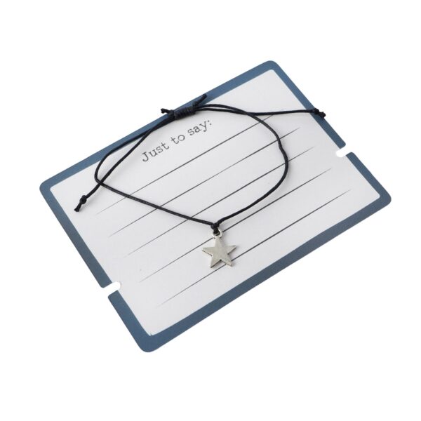 'reach For the Stars' Wish Bracelet On Backing Card - Image 2