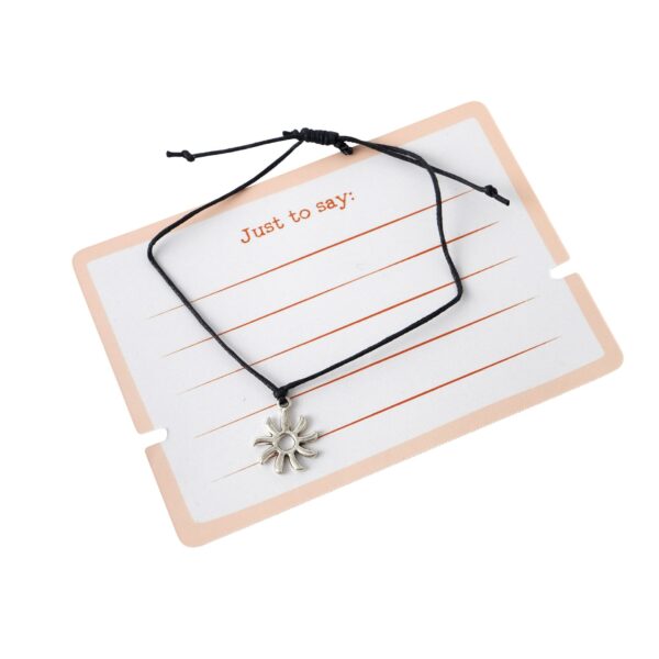 'you Are My Sunshine' Wish Bracelet On Backing Card - Image 2