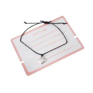 Just Smile ‘thankful For You’ Wish Bracelet On Backing Card