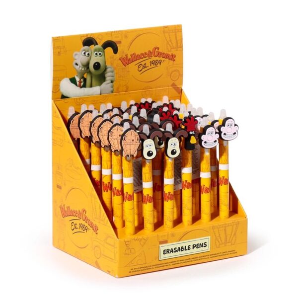 Inkredible Erasable Pen with Pvc Wallace & Gromit Topper