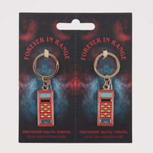 Set of 2 Friendship Walkie Talkie Keyrings