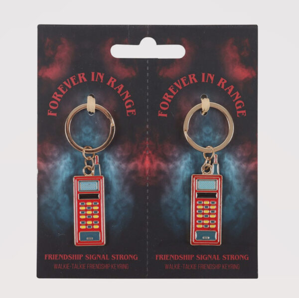 Set of 2 Friendship Walkie Talkie Keyrings